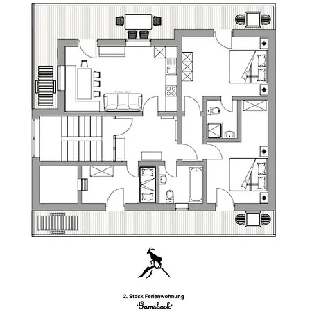 Lejlighed Gamsbock Panorama View Balkon, Gartensauna, Garten, Grillplatz Stumm