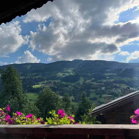 Gamsbock Panorama View Balkon, Gartensauna, Garten, Grillplatz