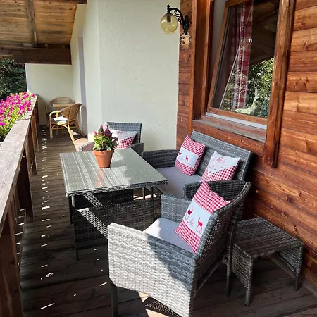 Gamsbock Panorama View Balkon, Gartensauna, Garten, Grillplatz