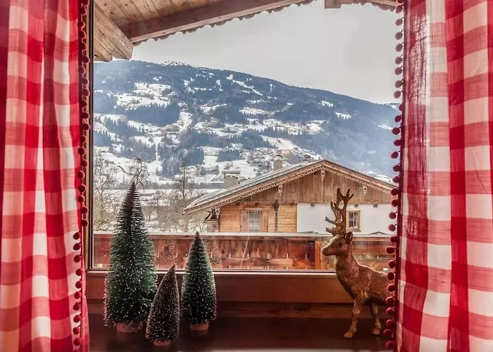 Gamsbock Panorama View Balkon, Gartensauna, Garten, Grillplatz