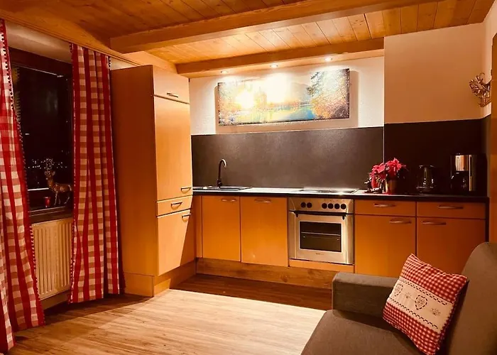 Gamsbock Panorama View Balkon, Gartensauna, Garten, Grillplatz