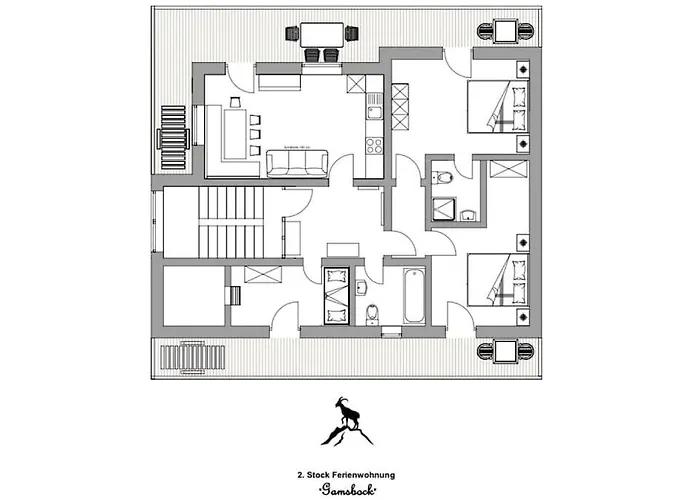 דירה Gamsbock Panorama View Balkon, Gartensauna, Garten, Grillplatz שטום