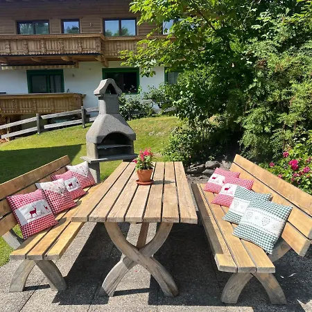 Gamsbock Panorama View Balkon, Gartensauna, Garten, Grillplatz